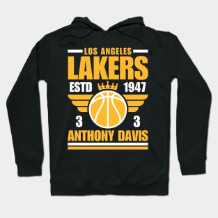 Los Angeles Lakers Davis 3 Basketball Retro Hoodie